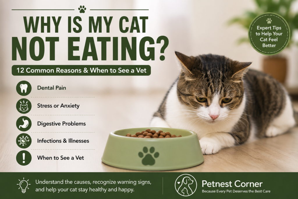 Why Is My Cat Not Eating? Complete Vet-Backed Guide