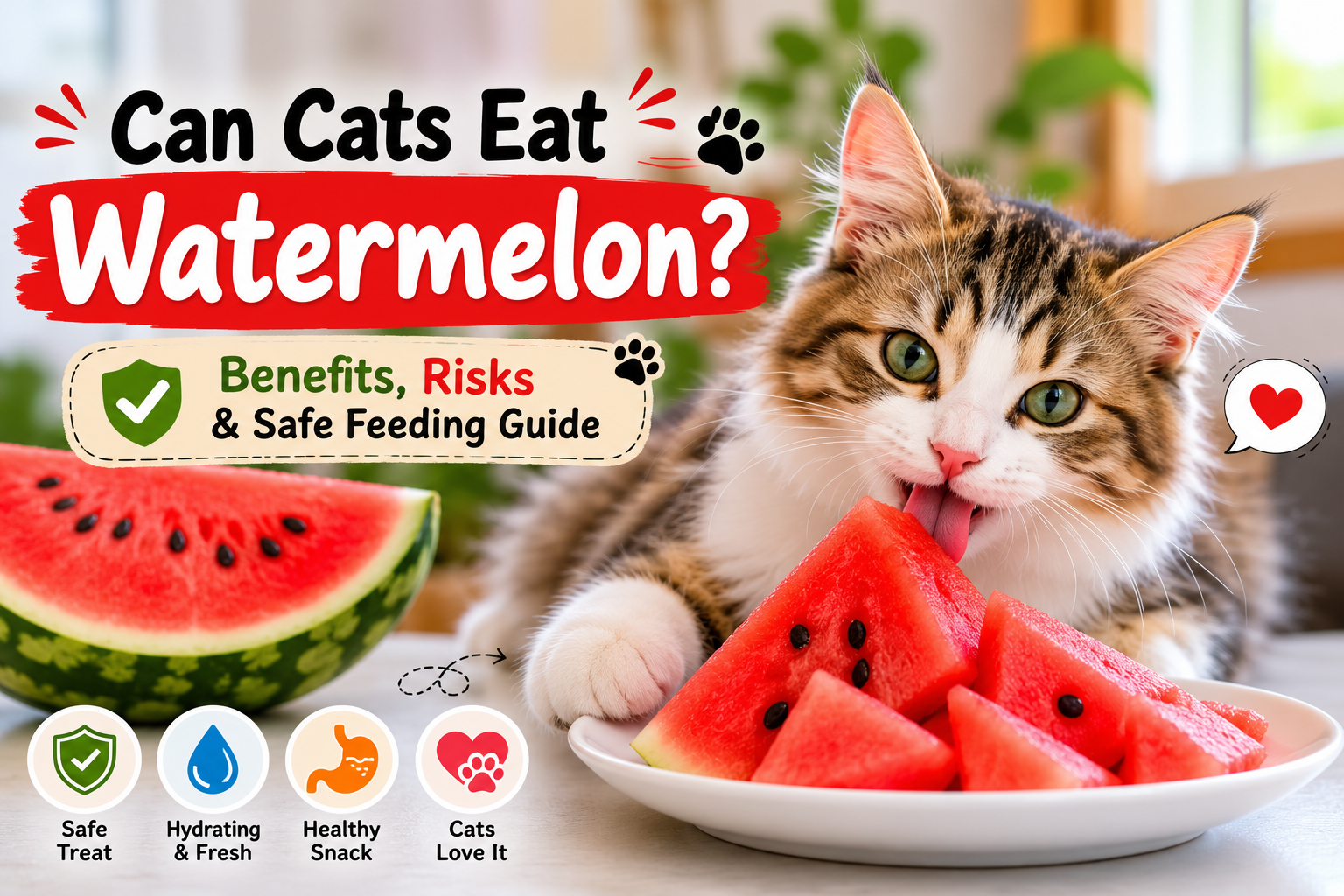 Can Cats Eat Watermelon? Vet-Backed Safety Guide