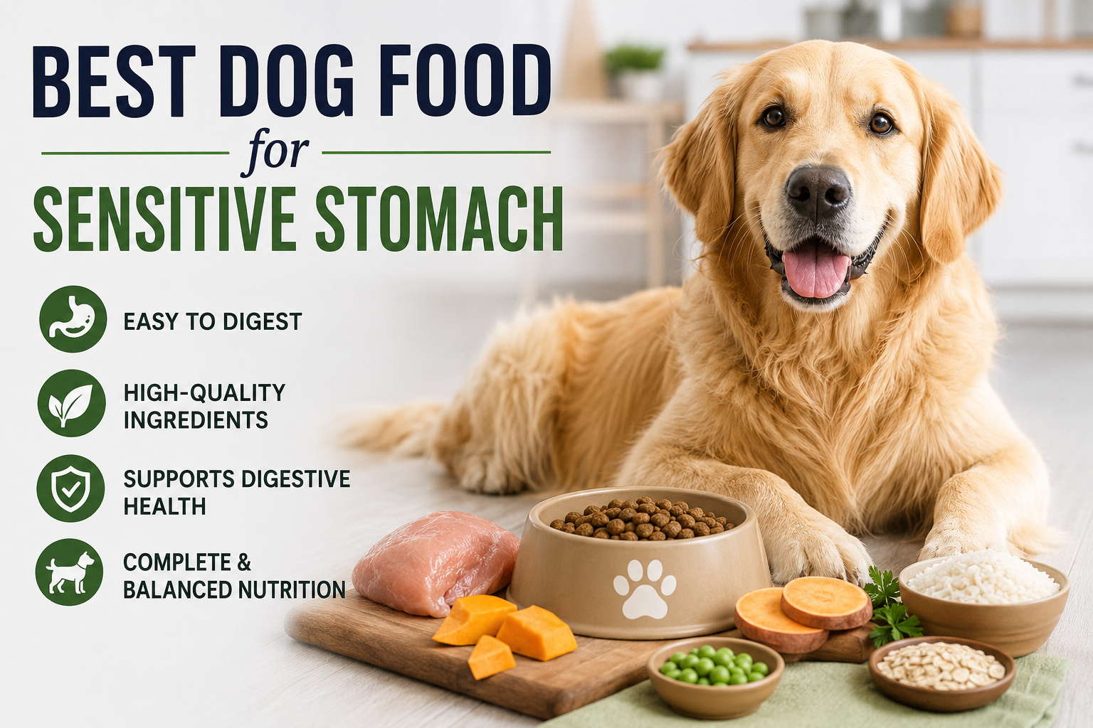 Best Dog Food for Sensitive Stomach: What to Look For and What to Avoid