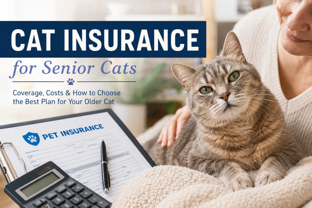 Cat insurance for senior cats: coverage, costs, age limits, and how to choose