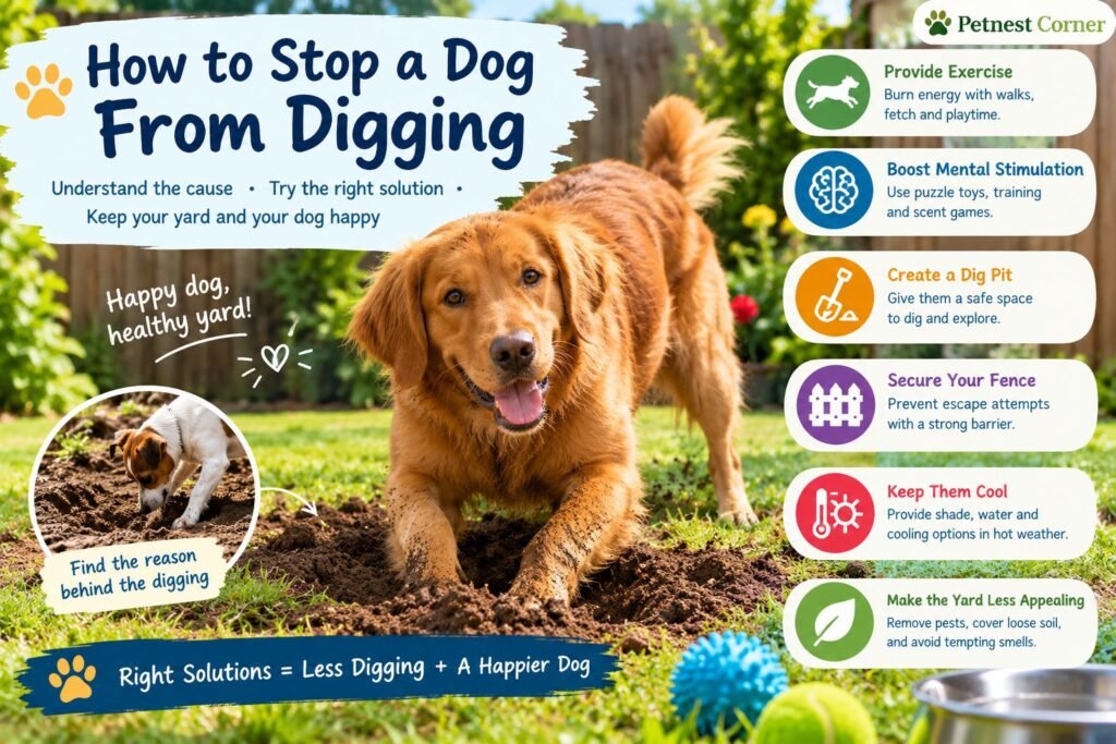 How Do I Keep My Dog From Digging? 10 Practical Ways to Stop Yard Digging